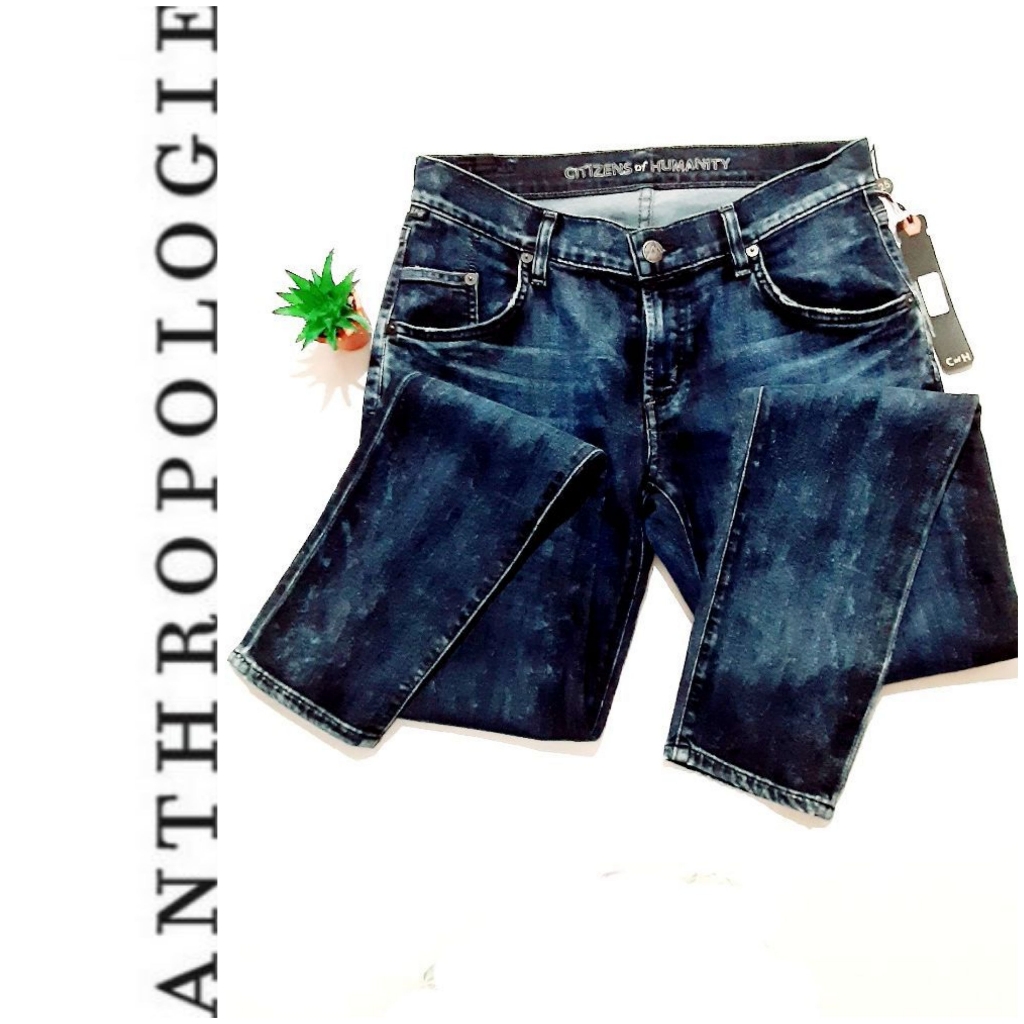 Citizens Of Humanity Anthropologie Lennox Prestige Distressed Skinny Jeans Nwt